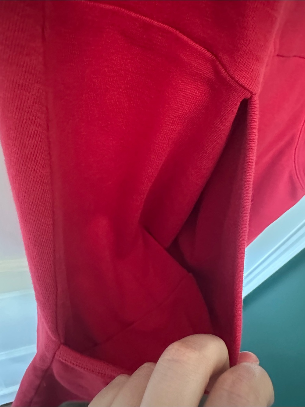 august silk Red Sleeveless Pocket Shift Dress Size S - Picture 4 of 11